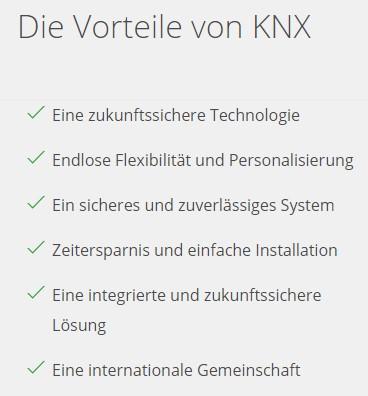 die Vorteile von KNX